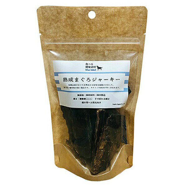 【6個セット】 Nanki Japan まぐろジャーキー スナック おやつ 愛犬用 健康素材 熟成 犬用おやつ マグロ 鮪 海産物 添加物なし ペットフード 間食 トッピング