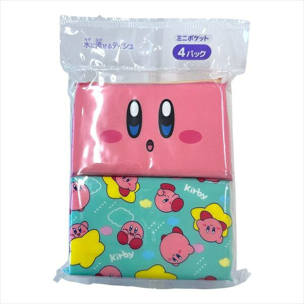 Tissue - 【280個セット】 星のカービィ ミニポケットティシュ4個組