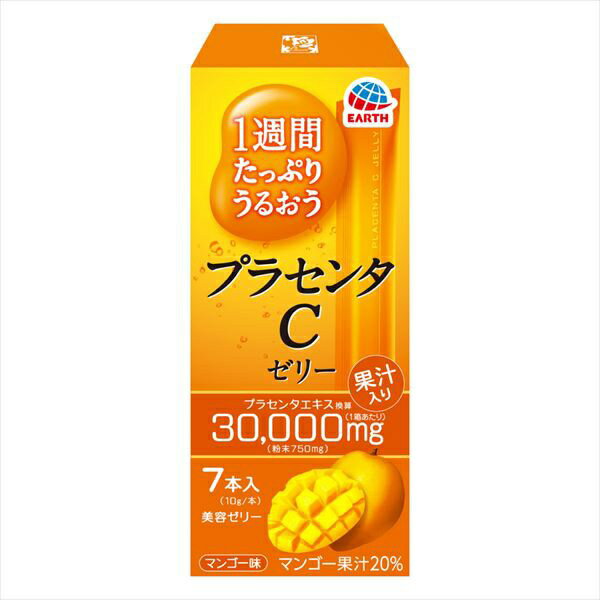 【6個セット】 1週間たっぷりうるおうプラセンタCゼリー マンゴー味