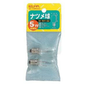 Other - ELPA ナツメ球 5W 口金E12 クリア(2個入) G-10HC