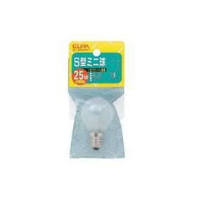 Rakuten - 【2個セット】 ELPA G-20H(F) S型ミニ球 25W E17 フロスト
