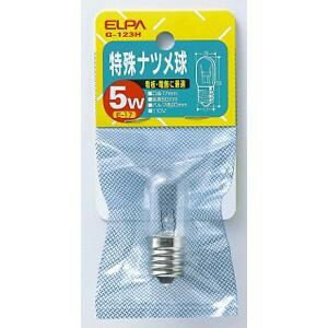 Filament Lamps - 【2個セット】 ELPA G-123H 特殊ナツメ球 5W E17 クリア