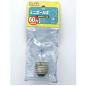 Filament Lamps - ELPA G-807H(C) ミニボール球 60W E26 G50 クリア