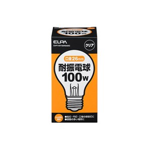 Rakuten - 【2個セット】 エルパ EVP110V100WA60C 耐震電球 100W E26 クリア