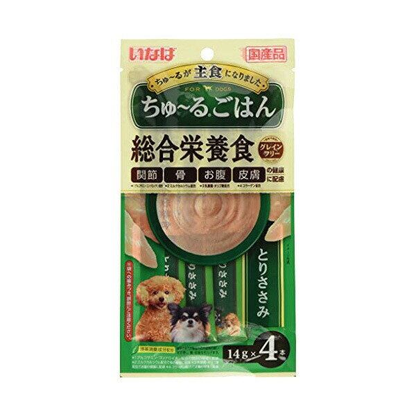 【12個セット】 いなば ささみ ドッグフード 総合栄養食 グレインフリー グルコサ...