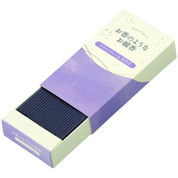 incense Sticks - 【2個セット】 カメヤマ お香のようなお線香 ホワイトティ&ジャスミン リビング 瞑想 室内香 仏壇 インセンス お線香 煙少ない ジャスミン ルームフレグランス アロマ 線香