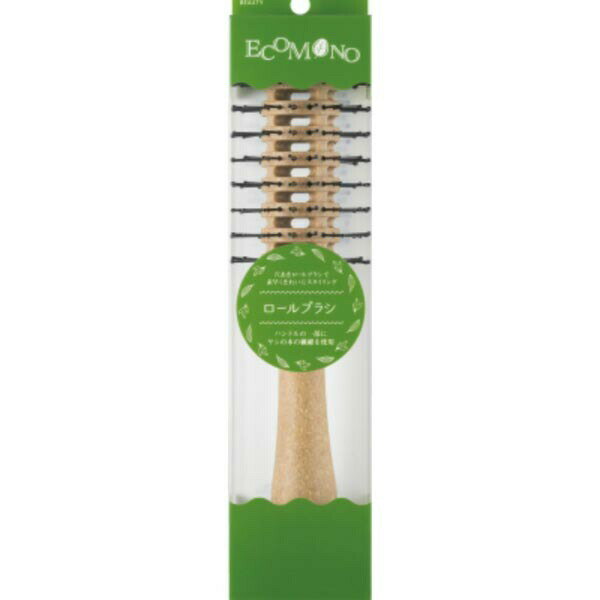 Brushes, Combs - 【5個セット】 KQ3181 EKOMONO ロールブラシ ブラシ ヘアブラシ 貝印 ドライ