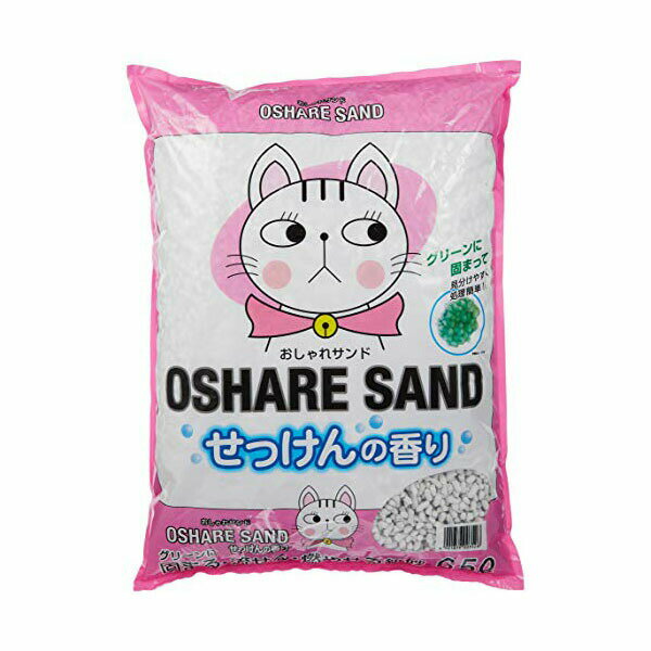 Paper - 【6個セット】 新東北化学工業 猫砂 紙砂おしゃれサンドせっけんの香り 6.5L せっけんの香り 猫 ペット用 猫用 安心素材
