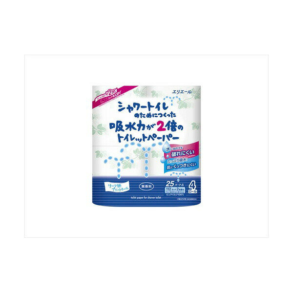 【4個セット】 大王製紙 エール トイレットペーパー ダブル 114ロール シャワー吸水 まとめ買い 箱買い ケース販売