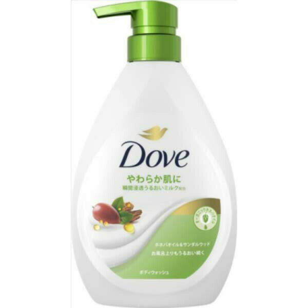 Soaps, Body Washes - 【5個セット】 ユニリーバ ダヴ ボディウォッシュ ホホバオイル&サンダルウッド ポンプ 470g 本体 瞬間浸透 コスメ 化粧品 ホホバオイル やわらか肌 浸透 石けん 保湿 風呂 洗浄 サンダルウッド ボディケア ボディソープ アットコスメ