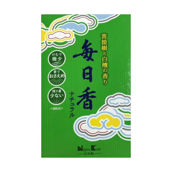 incense Sticks - 【2個セット】 毎日香ナチュラル 大型バラ詰 日本香堂 お線香