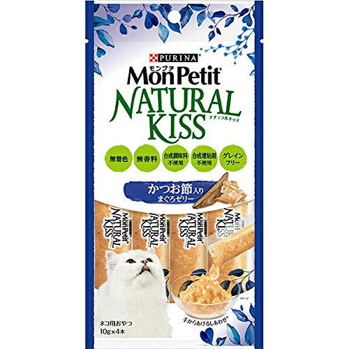 【2個セット】 ネスレ日本 モンプチナチュラルキッス かつお節入りまぐろゼリー 40g ネコ マグロ キッズ ペレット ネスレ クリスピーキッス ネスレピュリナ キャットフード グレインフリー モンプチ ナチュラルキッス 猫用おやつ ペット用品 おやつ ペースト 安心素材