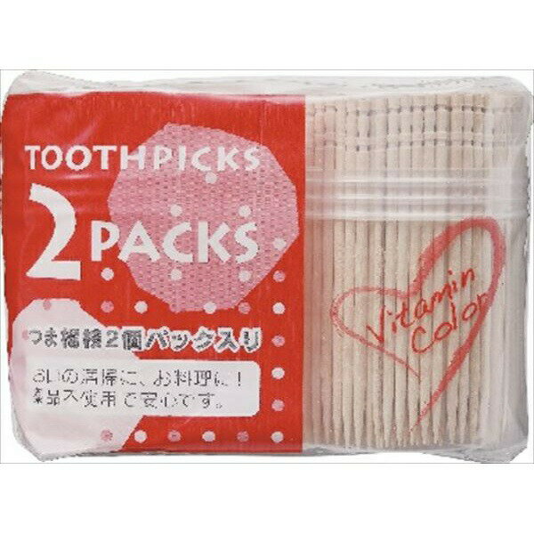 【100個セット】 ビタミンカラー楊枝L400×2P