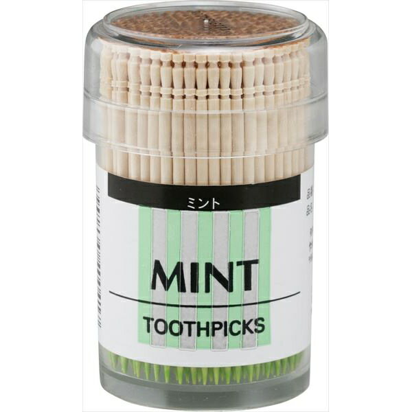 【10個セット】 香りの楊枝(ミント)容器入
