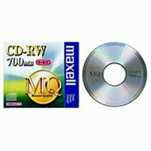 ��10�ĥ��åȡ� �ޥ����� CDRW80MQ.S1P 4��®�б��ǡ�����CD-RW 1�� 700MB