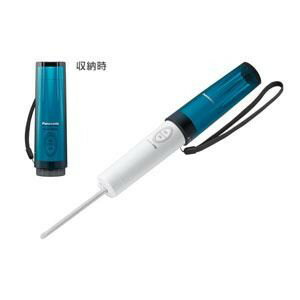 ▼まとめ買いがおすすめ！ 2個セット（爆安） 3個セット（人気） 5個セット（お得） 10個セット（人気） パナソニック DL-P300-G 携帯用おしり洗浄器 「ハンディ・トワレ」 ターコイズグリーンJANコード：4902704567130発売日：2013年09月21日■小型化設計で、携帯しやすいハンディサイズを実現　鞄やポーチに収まり、使用時は手軽に取り出して使いやすい高さ15.4cm×直径4.5cmのハンディサイズを実現しました。小型化を実現するため新たに小型ポンプとマイコン制御を開発し、単4形アルカリ乾電池2本で駆動します。マイコン制御による回路方式の見直しにより、電池寿命は約100回（1日1回使用で3ヶ月以上）の使用が可能で、長期の旅行時においても便利です。■ペットボトルの水でおしり洗浄できる、業界初 「ペットボトル直結方式」 を採用　外出時のトイレなどで使用する際、洗面所の水道でタンクに水をいれるのが「面倒」、「恥ずかしい」と感じる場合を考慮して、業界初「ペットボトル直結方式」を採用しました。水の入ったペットボトルを用意し、アダプターで取り付けて使用します。付属のタンク容量では水が足りない時も、たっぷりの水量で使用することができます。■周囲に気兼ねなく使える、低騒音化設計45dB　新ポンプは静粛性にも優れ、使用時の作動音を温水洗浄便座ビューティ・トワレWFシリーズと同等に低減しました。外出先のトイレでも、周囲や隣の個室に気兼ねせず使用できます。電源：DC3V（アルカリ単4乾電池2個）シャワー時間HI時：約20秒（アルカリ乾電池新品時）シャワー量：約350mL/分（HI時）、約230mL/分（LO時）タンク容量：130mL寸法：使用時：高さ38×幅4.5×奥行4.5cm収納時：高さ15.4×幅4.5×奥行4.5cm重量：230g（電池込み）付属品：ソフトノズル（ビデノズル）、ペットボトルアダプター（A/B）、単4形アルカリ乾電池×2本、ストラップ▼まとめ買いがおすすめ！ 2個セット（爆安） 3個セット（限定） 5個セット（お得） 10個セット（格安）