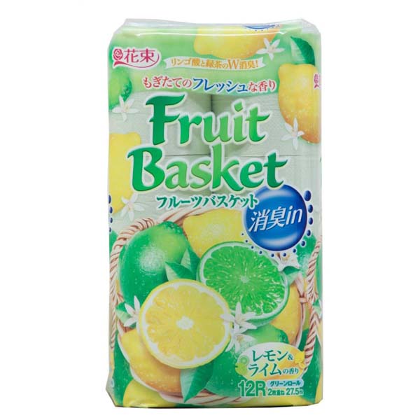 ※この商品は配送会社の都合により、北海道・沖縄・離島にはお届けできません。 ご注文が確認された場合、キャンセルさせて頂く可能性がございますのであらかじめご了承ください 【検索用キーワード】 ダブル トイレットペーパー 12ロール 1パック 1袋 Basket 丸富製紙 消臭イン 27．5m 27．5メートル Fruit しょうしゅう ショウシュウ トイレットティシュー トイレットロール トイレ用品 マルトミセイシ 紙製品 12 エコ