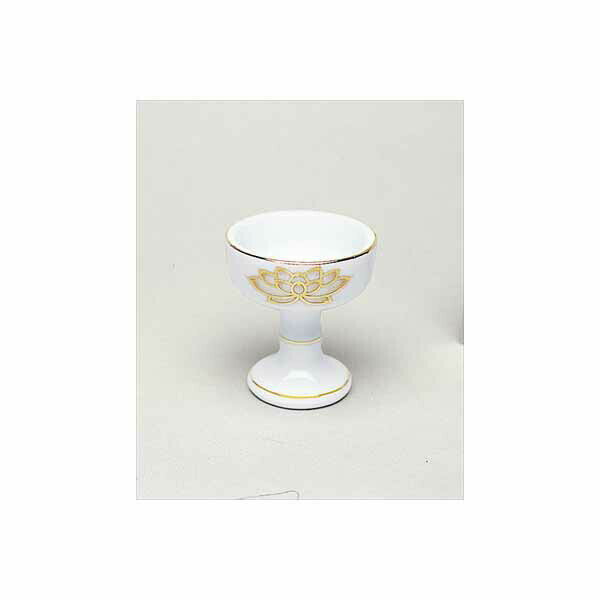 【4個セット】 白上金ハス仏器 大 マルエス 仏具