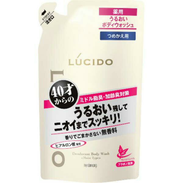 Soaps, Body Soaps - 【12個セット】 マンダム ルシード 薬用デオドラントボディウォッシュ うるおいタイプ 詰替え用(医薬部外品) 詰め替え用 詰め替え 防臭 ボディウォッシュ ヒアルロン酸配合 お風呂 薬用ボディウォッシュ 無香料 ニオイケア ヒアルロン酸 肌ケア 男性用