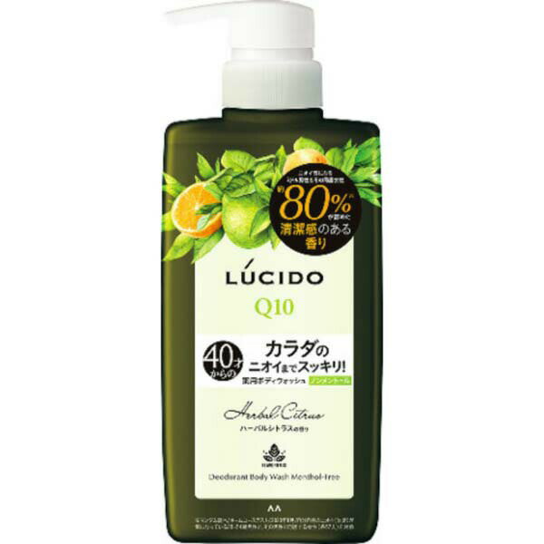 【2個セット】 マンダム ルシード 薬用デオドラントボディウォッシュ ノンメントール ハーバルシトラス (医薬部外品) 本体 シトラス 防臭 ボディウォッシュ 肌ケア 男性用 デオドラント スキンケア ボディーソープ 加齢臭 メンズ 液体タイプ 薬用 ニオイ