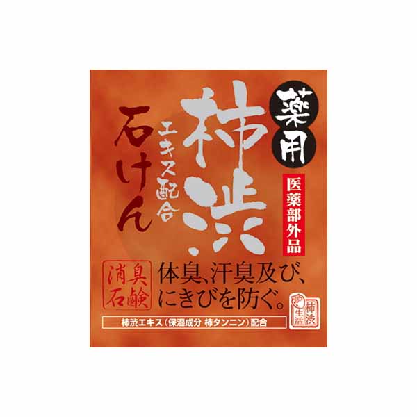 【5個セット】 薬用柿渋石けん 100g 体臭 加齢臭 にきび対策 エキス配合 医薬部外品 KTY MAX