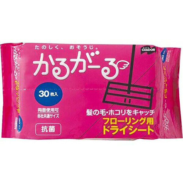 CONDOR コンドル MO649 フローリングワイパー シート 25枚入 髪の毛 ホコリ キャッチ 清掃 掃除用品