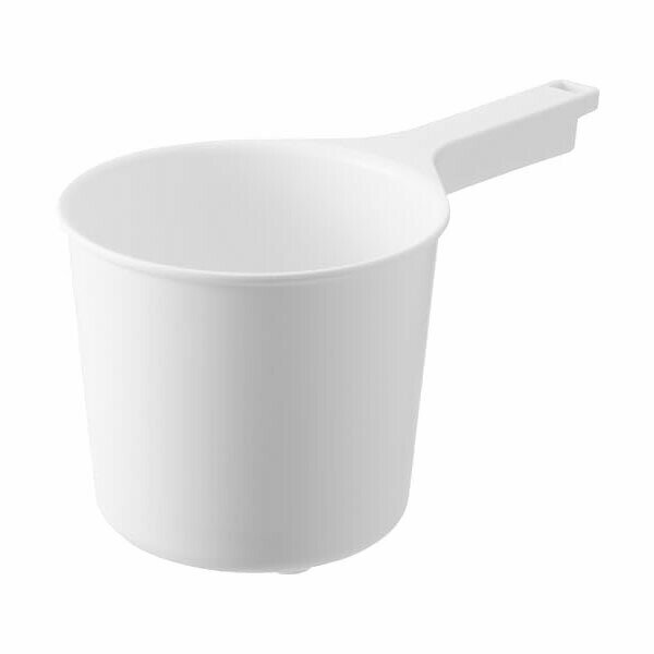 Washbasins - 【2個セット】山崎実業 マグネット手おけ ホワイト W14.6×D28×H13cm ミスト MIST 手桶 浮かせる収納 壁面収納 1719 人気商品