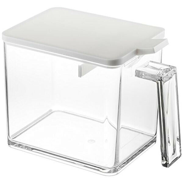 【3個セット】 山崎実業 調味料ストッカー アクア L ホワイト 2889 容器 収納 人気...