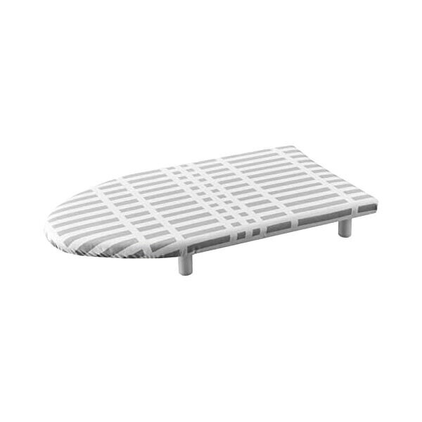 Ironing Boards - 【2個セット】山崎実業 北欧風 卓上 脚付き 舟型アイロン台 S チェック グレー 約W46XD26XH6cm 暮らしの定番 快適に掛けられる 5790 人気商品