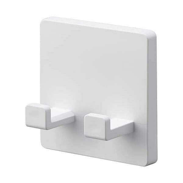 Rakuten - 【2個セット】 山崎実業 Yamazaki フィルムフック シェーバーホルダー ホワイト 約W6×D3×H6cm ミスト MIST シェーバー 収納 スマート設計 5953 衛生的 小物 吸着 フィルム 浴室収納 お風呂 簡単 バス 小物掛け キッチン 人気商品