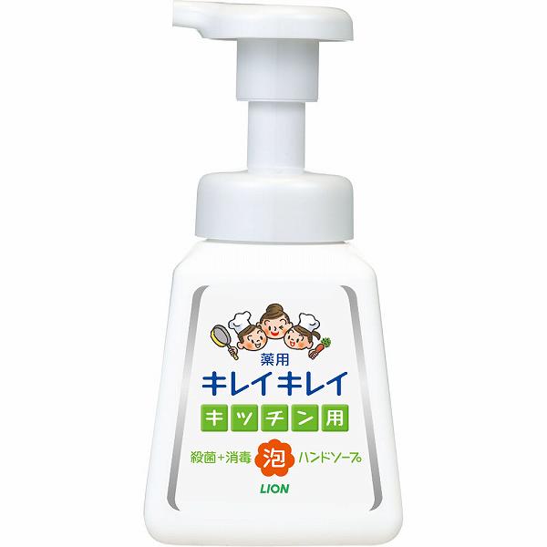 ※この商品は配送会社の都合により、北海道・沖縄・離島にはお届けできません。 ご注文が確認された場合、キャンセルさせて頂く可能性がございますのであらかじめご了承ください。 ▼まとめ買いがおすすめ！ 3個セット（爆安） 5個セット（人気） 生肉の脂汚れ、生魚のニオイをしっかり落とし、サッとすすげて手肌にやさしい泡で出るキッチン用ハンドソープ。【セット内容】●ハンドソープ × 5個●1個あたり：230ml【特徴】●ひき肉をこねた時の脂汚れや生魚のニオイなど食材のニオイをしっかり落とす●100％植物性洗浄成分使用●きめ細かな泡が汚れをすみずみまでキャッチし、すばやく泡切れでヌルつかない●手に香りが残りにくいフレッシュシトラスの香り●バイ菌を増やさない抗菌ポンプヘッド採用●スクエアタイプのボトル形状【仕様】内容量230ml使用方法泡で出るタイプ区分医薬部外品有効成分イソプロピルメチルフェノール成分PG、ラウリン酸、ラウリルジメチルアミンオキシド液、水酸化K、ミリスチン酸、モノエタノールアミン、香料、POEオクチルドデシルエーテル、塩化ジメチルジアリルアンモニウム、アクリルアミド共重合体液、EDTA、ポリスチレンエマルション、安息香酸塩、黄4香りフレッシュシトラス剤型泡タイプ【使用場所】●食事の調理時　●キッチン【ご注意】●飲み物ではありません●湿疹、皮ふ炎等の皮ふ障害があるときには使わない●使用中にかぶれたり刺激を感じたときは使用を中止し医師に相談する●目に入ったときはすぐに洗い流す●乳幼児や認知症の方の誤飲等を防ぐため置き場所に注意する●抗菌ポンプヘッド：全ての菌に有効ではありません●ポンプヘッドは清潔に保つ必要があります●天然オレンジオイルは香料成分として配合※この商品は配送会社の都合により、北海道・沖縄・離島にはお届けできません。 ご注文が確認された場合、キャンセルさせて頂く可能性がございますのであらかじめご了承ください。 生肉の脂汚れ、生魚のニオイをしっかり落とし、サッとすすげて手肌にやさしい泡で出るキッチン用ハンドソープ。内容量：230ml5個セットでお届け。食事の調理時、キッチンなどに。 ▼まとめ買いがおすすめ！ 3個セット（特売） 5個セット（特売）