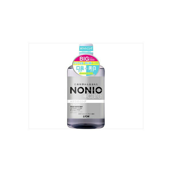 【6個セット】 NONIOプラスホワイトニング デンタルリンス 1000ml ライオン マウスウォッシュ 長時間 口臭 歯周病ケア ムシ歯 プラスホワイトニング 洗口液 オーラルケア 口中剤 ノニオ 口臭予防 デンタルケア 虫歯予防 液体ハミガキ 白い歯
