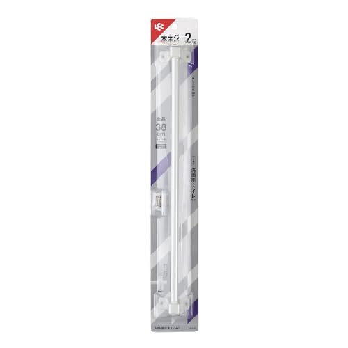 Towel Racks - 【10個セット】 LEC レック タオル掛け 40 木ネジ 全長38cm ホワイト B00048
