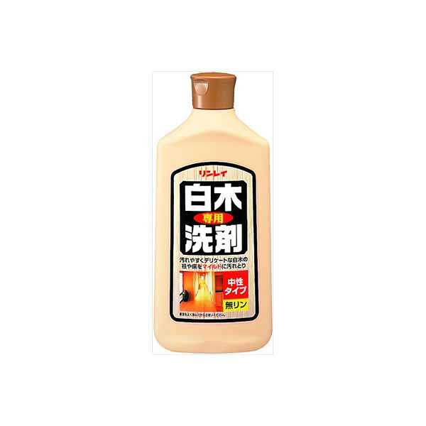 【12個セット】 RINREI 白木洗剤 500ml 中性洗浄液 なげし 廊下 天井 床用 手垢汚れ落とし 清掃用クリーナー