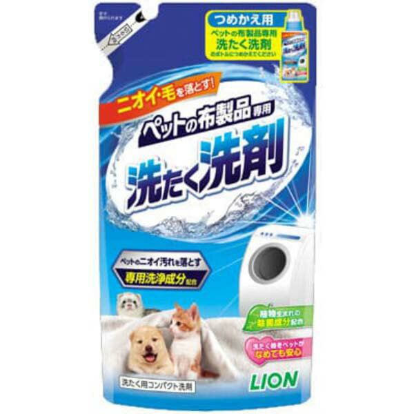 ▼まとめ買いがおすすめ！ 20個セット（格安） ※この商品は配送会社の都合により、北海道・沖縄・離島にはお届けできません。 ご注文が確認された場合、キャンセルさせて頂く可能性がございますのであらかじめご了承くださいニオイや毛をスッキリ落とす液体コンパクト洗剤タオル、マット、ベッドなどのニオイや毛をスッキリ落とす液体コンパクト洗剤です。漂白剤でも落ちにくいペットのニオイ汚れを落とす専用洗浄成分を配合しています。植物生まれの除菌成分配合。洗たく物をペットがなめても安心。すすぎ1回でOK。ドラム式洗濯機にもおすすめです。グリーンフローラルのマイルドな香り。▼まとめ買いがおすすめ！ 20個セット（格安）