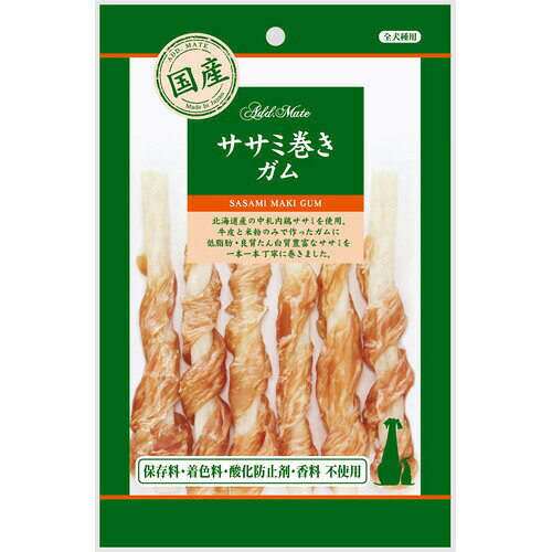 Shoe Shape - 【3個セット】 ペティオ アドメイト Add.Mate 素材トリーツ ササミ巻きガム 6本入 巻ガム おやつ 1歳から 間食 日本製 Petio A12706 犬用おやつ ヤマヒサペットケア ドッグフード ササミ巻き ペット用品 犬用品 ドックフード ジャーキー スナック 安心素材
