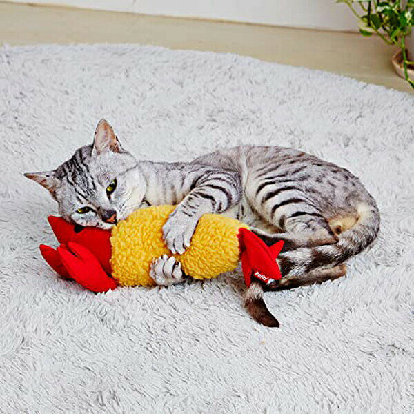 ペティオ 猫用おもちゃ けりぐるみ カラッと揚がったえび天 全猫種 Petio W26943 アドメイト ペット用品 ぬいぐるみ ペット用 日用品 またたび 長毛 ペット おもちゃ かわいい 猫用玩具 猫用品 犬猫用品 猫用 ワニ 短毛 エビ 玩具 安心素材 価格は1個のお値段です