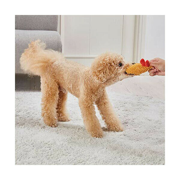 Rakuten - ペティオ 犬用おもちゃ モコモコシャカシャカ TOY エビ天 超小型犬から小型犬 Petio W27198 ペット用品 ぬいぐるみ 犬用玩具 全年齢 ペット おもちゃ 玩具 安心素材 価格は1個のお値段です