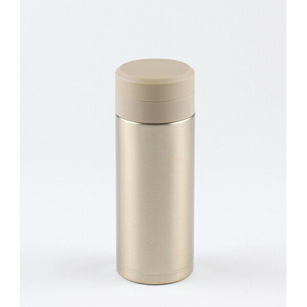 不锈钢瓶 - 【10個セット】 和平フレイズ オミット スクリュー栓スリムマグボトル 200ml ゴールド RH-1495 水筒 マグボトル 抗菌 真空断熱構造 保温 保冷 無地 真空断熱ボトル スクリュー栓 スリムマグボトル 保温保冷 スリムデザイン ステンレス