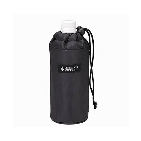 【2個セット】 トルネ TORUNE ペットボトルカバー 500ml シンプル BK P-3538 スポーツ ポーチ アウトドア 持ち運び ブラック 保冷 保温 外出 携帯 レジャー 人気商品