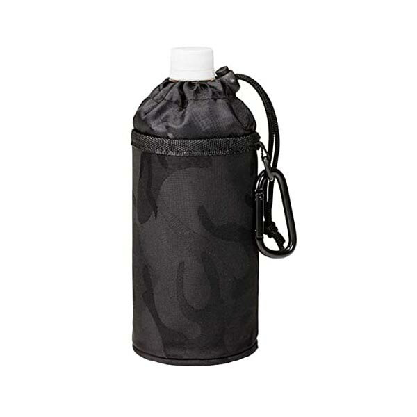 【2個セット】 トルネ BONTE ペットボトルカバー ホルダー ケース 保冷 保温 500ml 用 カモフラ ブラック 9×9×20cm P-3563 人気商品