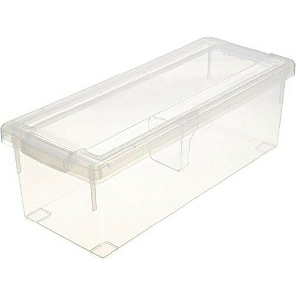 Md Racks - 【5個セット】 天馬 ディスク収納ボックス クリア 幅17.5×奥行45×高さ15cm CD いれと庫 テンマ Tenma プラケース 整頓 整理 リビング プラスチック製 収納 片付け オフィス ボックス 公式店 品番 整理ボックス 保管 ふた付き 人気商品