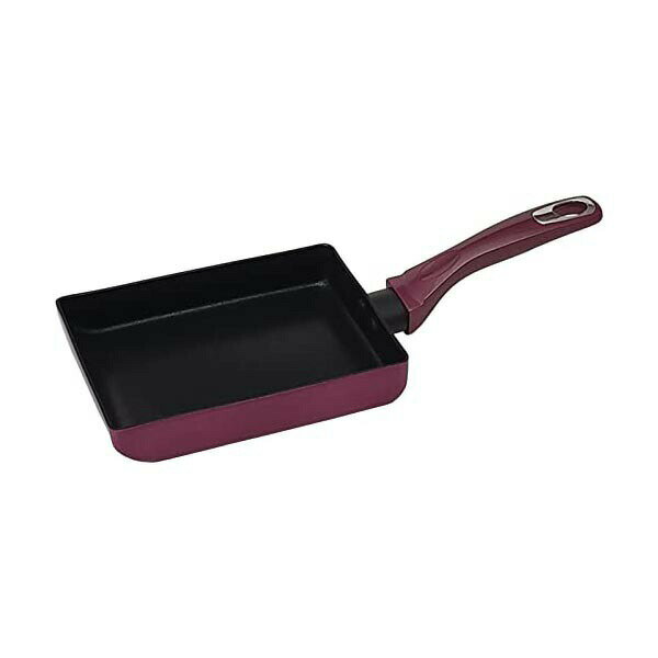 IH爐/瓦斯爐兩用 - 谷口金属 すべすべ超かる~い 玉子焼2 IH対応 13×18cm フライパン レッド 玉子焼 目玉焼き こびりつきにくい 軽い 谷口金属工業 卵焼き 便利 ガス火対応 餃子 卵焼き器 軽量 エッグパン ダイヤモンドコート ピンク ふっ素加工 人気商品