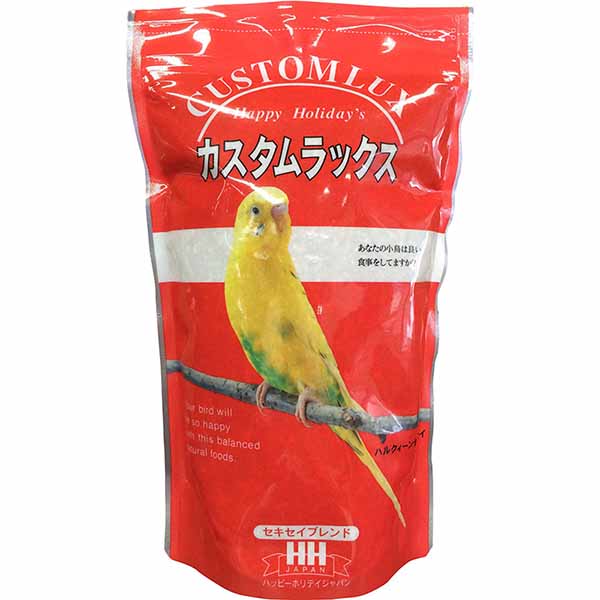 Birds - 【6個セット】 ピーツーアンドアソシエイツ カスタムラックス セキセイブレンド 0.83L ドライ 鳥 全成長期 セキセイインコ H・H・J ハッピー・ホリデイ・ジャパン ハッピーホリデイジャパン ピーツー・アンド・アソシエイツ ハッピーホリデイ 安心素材