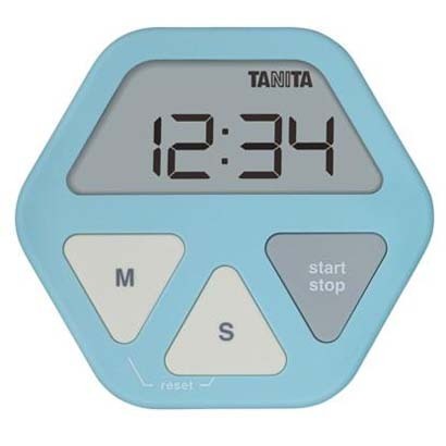 【3個セット】 タニタ TD-410-BL デジタルタイマー ブルー
