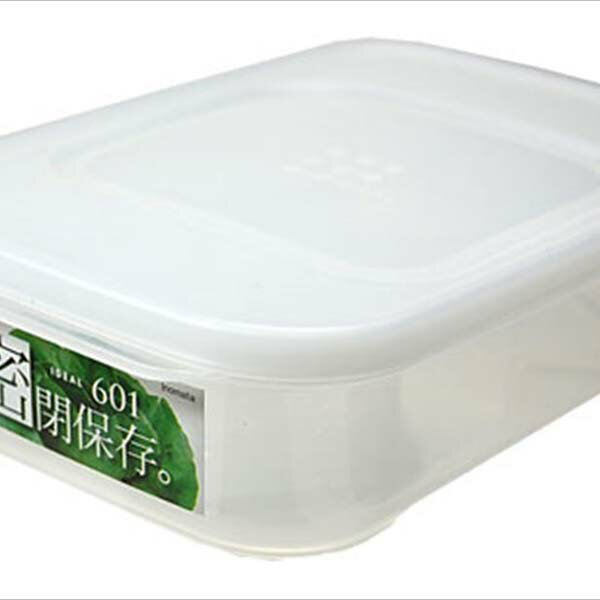 Rakuten - イノマタ化学 イデアル長角大 浅型 ID−601 保存容器 プラスチック シール容器 イデアル 食品保存容器 クリアー キッチン 使用時
