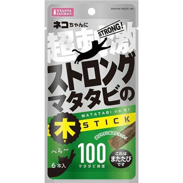 マルカン ストロングマタタビの木 6本 猫 CT-633 MARUKAN ストレス解消 ストロング リラックス おやつ ペット用 ごほうび 健康維持 またたび ご褒美 動物用 猫用 ゴロゴロ 安心素材 価格は1個のお値段です