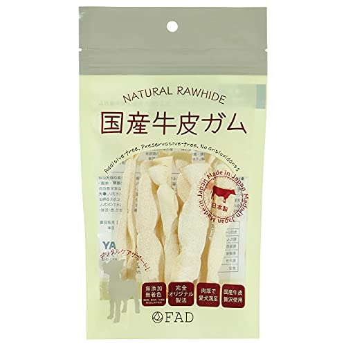 【8個セット】 DADWAY ペット デンタルガム 牛皮 フラット ロール 愛犬用 おやつ FAD デンタルケア 歯磨き 素材 中型犬 大型犬 贅沢 ガム