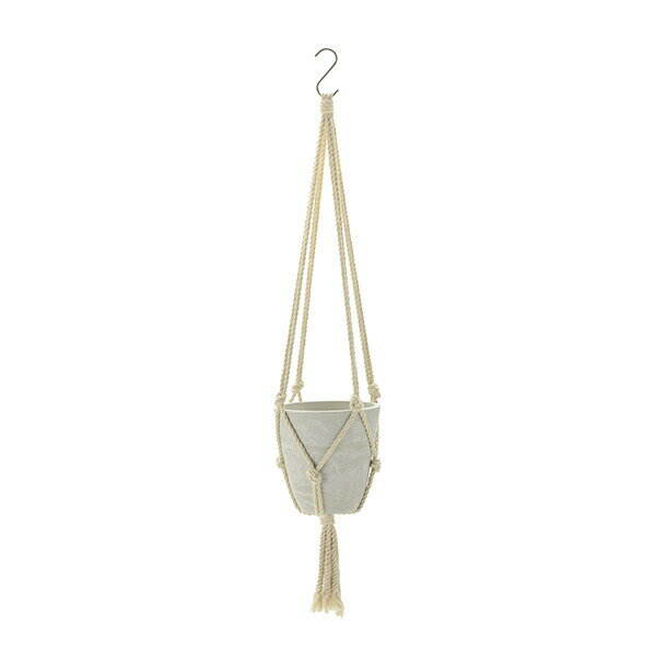 Hanging Bowls - 【20個セット】 リッチェル ボタニー ハンギングポット 15型 ホワイト(W) 植木鉢 観葉植物 吊り鉢 土容量 ホワイト ポット プランター 丸型 つるす ナチュラル ガーデニング 吊鉢 吊り下げ プラスチック 園芸鉢 園芸 軽量 扱いやすい インテリア