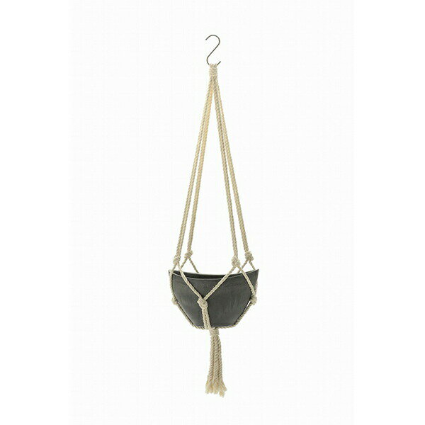 Hanging Bowls - リッチェル ボタニー ハンギングボール 20型 ダークグレー(DG) 植木鉢 観葉植物 吊り鉢 土容量 ダークグレー ポット プランター 楕円 つるす ナチュラル ガーデニング 吊鉢 吊り下げ プラスチック 園芸鉢 園芸 ホワイトデー ガーデン 植木 吊り 室内 ボタニカル